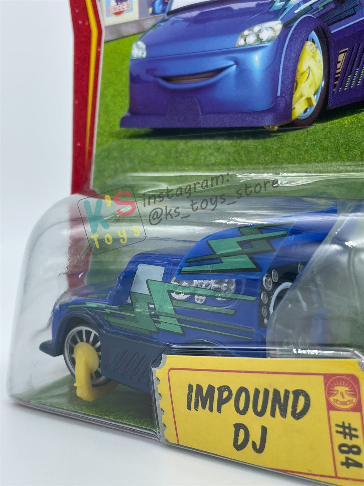 DISNEY PIXAR CARS BY MATTEL 1:55 - IMPOUND DJ - RACE ORAMA CHASE SERIES - BNIP