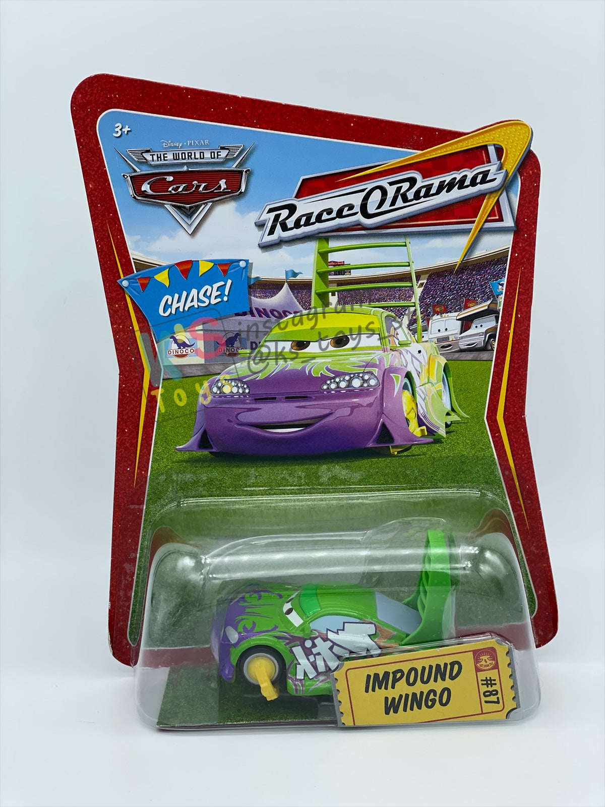 DISNEY PIXAR CARS BY MATTEL 1:55 - IMPOUND WINGO - RACE ORAMA CHASE SERIES - BNIP