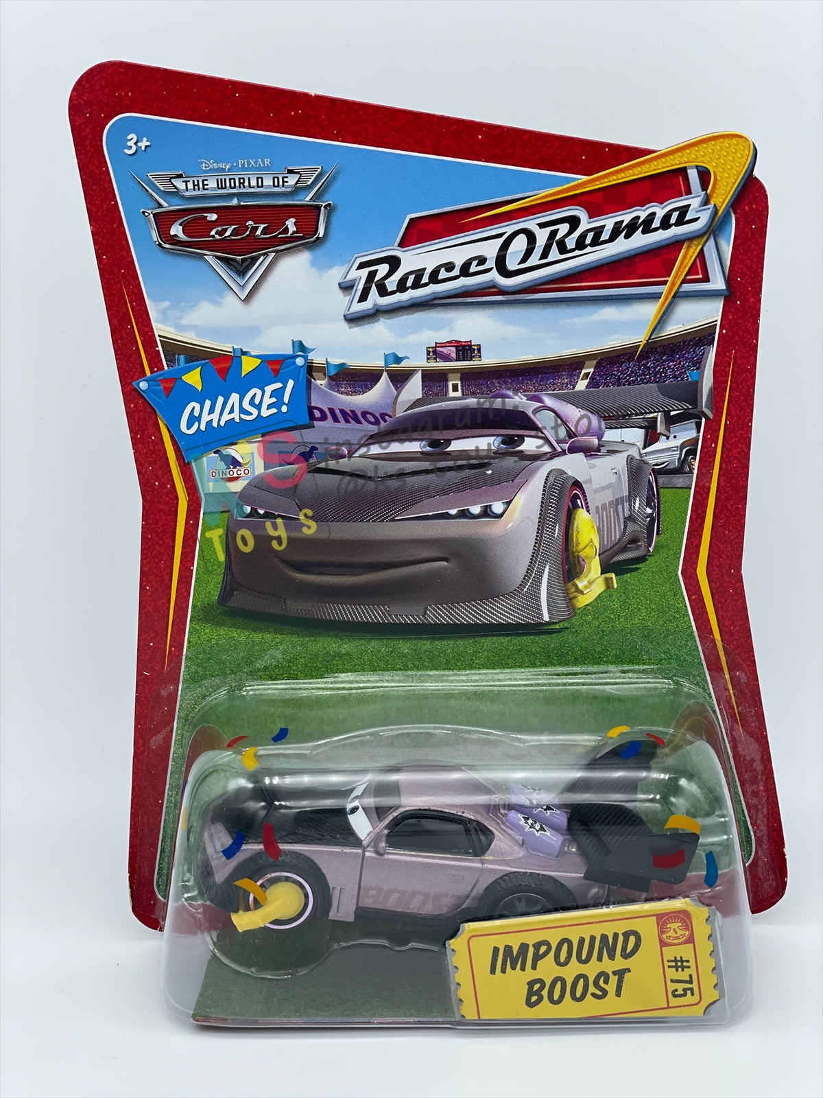 DISNEY PIXAR CARS BY MATTEL 1:55 - IMPOUND BOOST - RACE ORAMA CHASE SERIES - BNIP