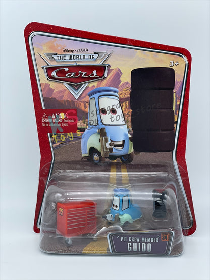 DISNEY PIXAR CARS BY MATTEL 1:55 - PIT CREW MEMBER GUIDO - THE WORLD OF CARS SERIES - BNIP