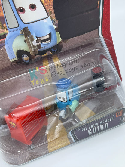 DISNEY PIXAR CARS BY MATTEL 1:55 - PIT CREW MEMBER GUIDO - THE WORLD OF CARS SERIES - BNIP