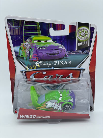 DISNEY PIXAR CARS BY MATTEL 1:55 - WINGO WITH FLAMES - TUNER SERIES - BNIP