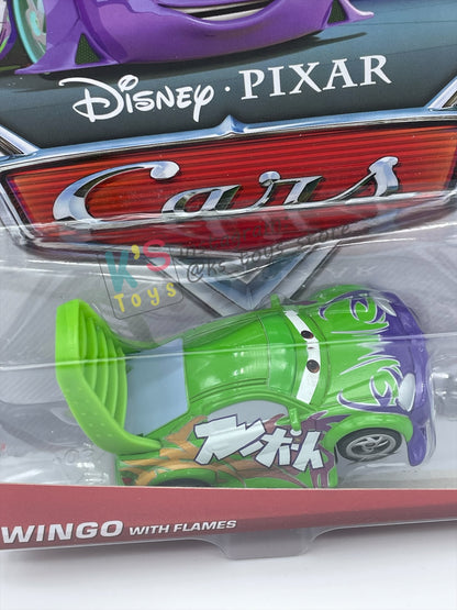 DISNEY PIXAR CARS BY MATTEL 1:55 - WINGO WITH FLAMES - TUNER SERIES - BNIP