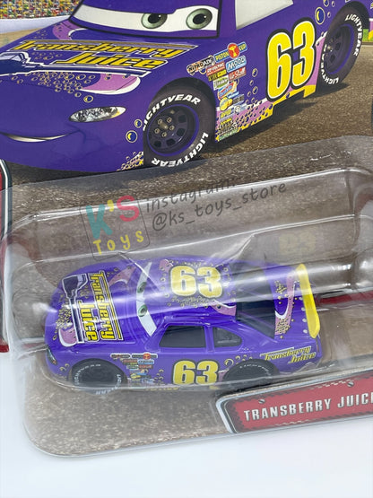 DISNEY PIXAR CARS BY MATTEL 1:55 - TRANSBERRY JUICE - THE WORLD OF CARS KMART SERIES - BNIP