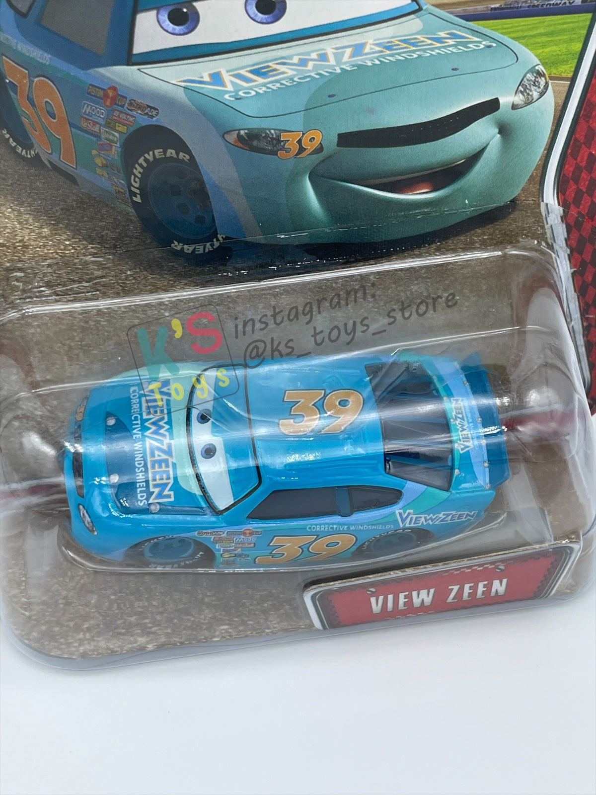 DISNEY PIXAR CARS BY MATTEL - VIEW ZEEN - THE WORLD OF CARS KMART SERIES - BNIP