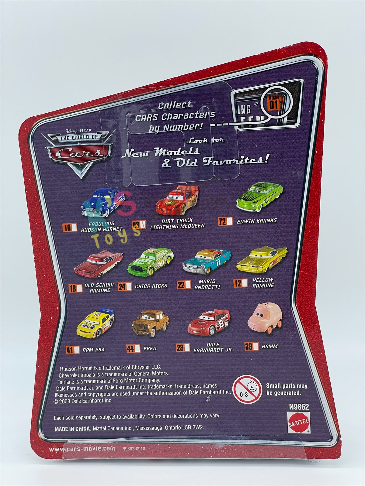 DISNEY PIXAR CARS BY MATTEL - VIEW ZEEN - THE WORLD OF CARS KMART SERIES - BNIP