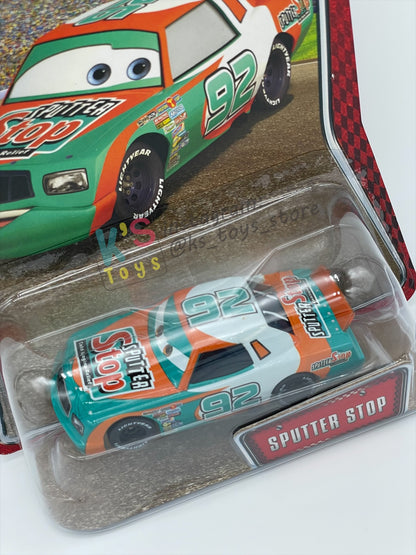 DISNEY PIXAR CARS BY MATTEL - SPUTTER STOP NO 92 - THE WORLD OF CARS KMART SERIES - BNIP