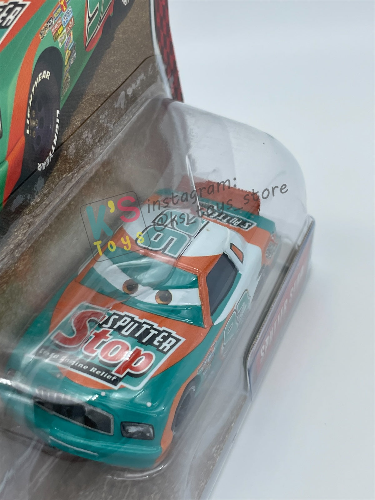 DISNEY PIXAR CARS BY MATTEL - SPUTTER STOP NO 92 - THE WORLD OF CARS KMART SERIES - BNIP