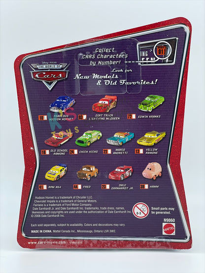 DISNEY PIXAR CARS BY MATTEL - SPUTTER STOP NO 92 - THE WORLD OF CARS KMART SERIES - BNIP