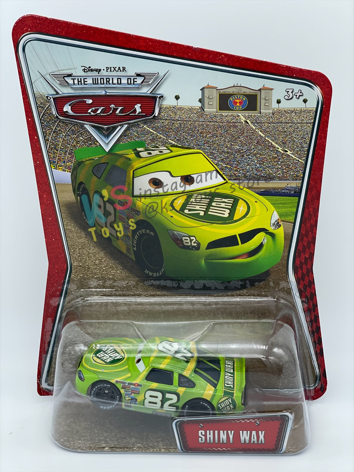 DISNEY PIXAR CARS BY MATTEL - SHINY WAX - THE WORLD OF CARS KMART SERIES - BNIP