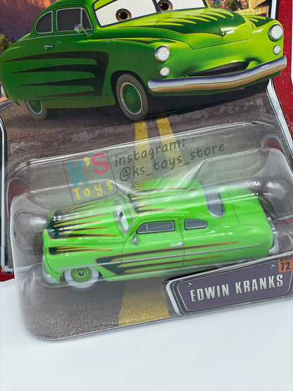 DISNEY PIXAR CARS 1:55 BY MATTEL, EDWIN KRANKS - THE WORLD OF CARS SERIES - BNIP