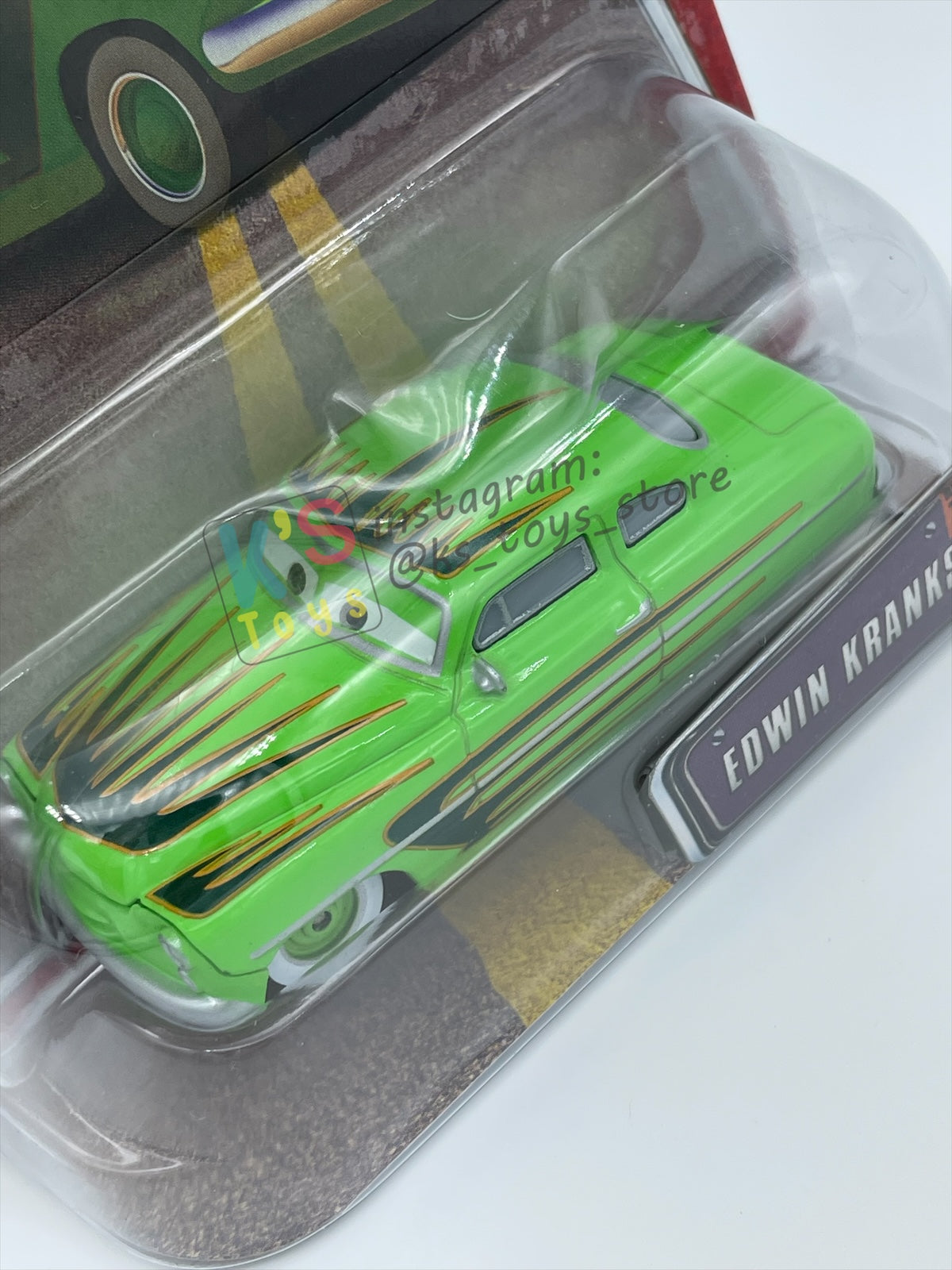 DISNEY PIXAR CARS 1:55 BY MATTEL, EDWIN KRANKS - THE WORLD OF CARS SERIES - BNIP