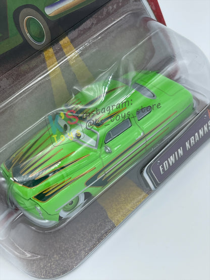 DISNEY PIXAR CARS 1:55 BY MATTEL, EDWIN KRANKS - THE WORLD OF CARS SERIES - BNIP