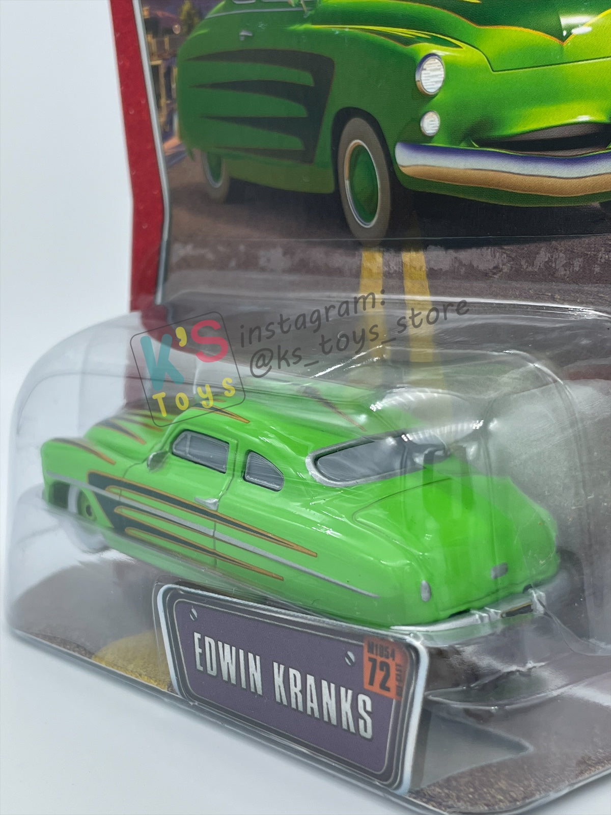 DISNEY PIXAR CARS 1:55 BY MATTEL, EDWIN KRANKS - THE WORLD OF CARS SERIES - BNIP