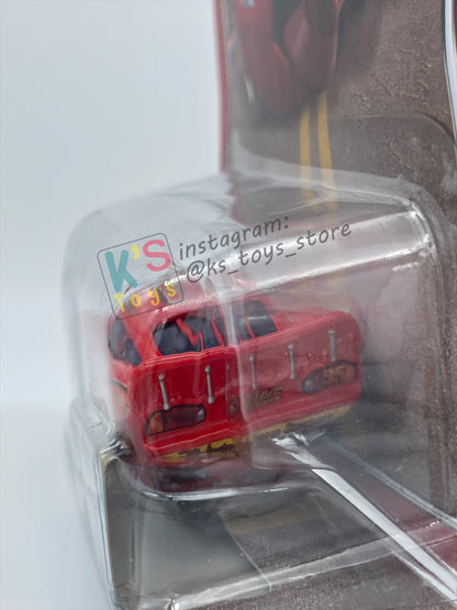 DISNEY PIXAR CARS BY MATTEL - TONGUE LIGHTNING MCQUEEN - THE WORLD OF CARS SERIES - BNIP