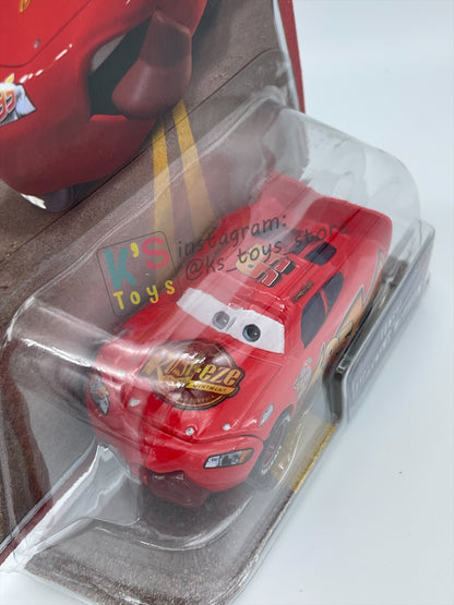 DISNEY PIXAR CARS BY MATTEL - TONGUE LIGHTNING MCQUEEN - THE WORLD OF CARS SERIES - BNIP