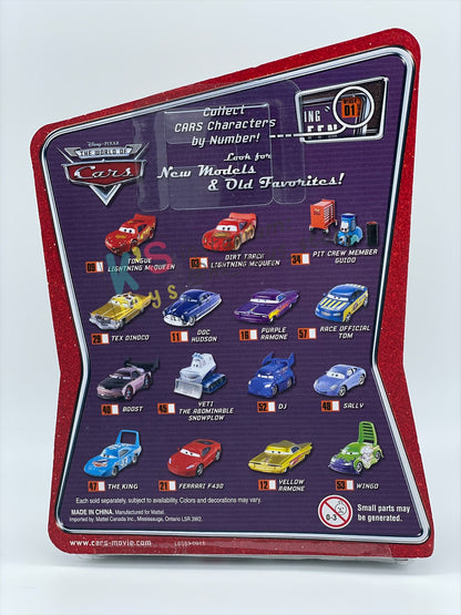 DISNEY PIXAR CARS BY MATTEL - TONGUE LIGHTNING MCQUEEN - THE WORLD OF CARS SERIES - BNIP