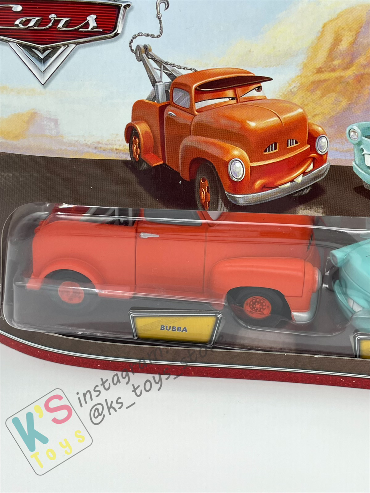 STORY TELLERS DISNEY PIXAR CARS - BUBBA AND BRAND NEW MATER 2PACK - BNIP