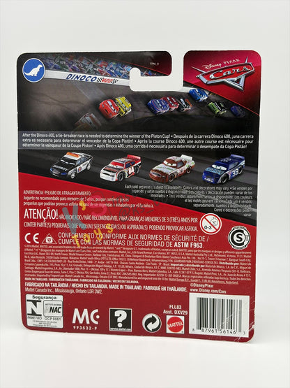 DISNEY PIXAR CARS 1:55 BY MATTEL, "BRYN IMAGEARE" CARS DINOCO 400 - BNIP