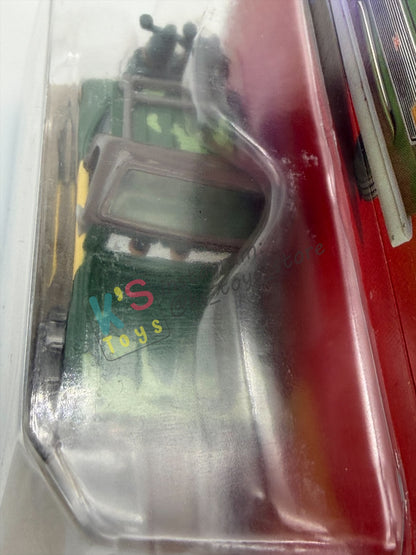 DISNEY PIXAR CARS 1:55 BY MATTEL, "STEFAN GREMSKY" CARS 2 OIL GRIG GETAWAY - BNIP