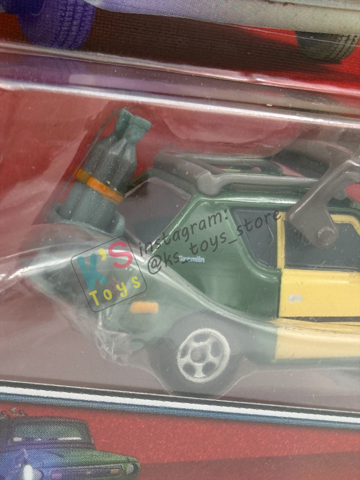 DISNEY PIXAR CARS 1:55 BY MATTEL, "STEFAN GREMSKY" CARS 2 OIL GRIG GETAWAY - BNIP
