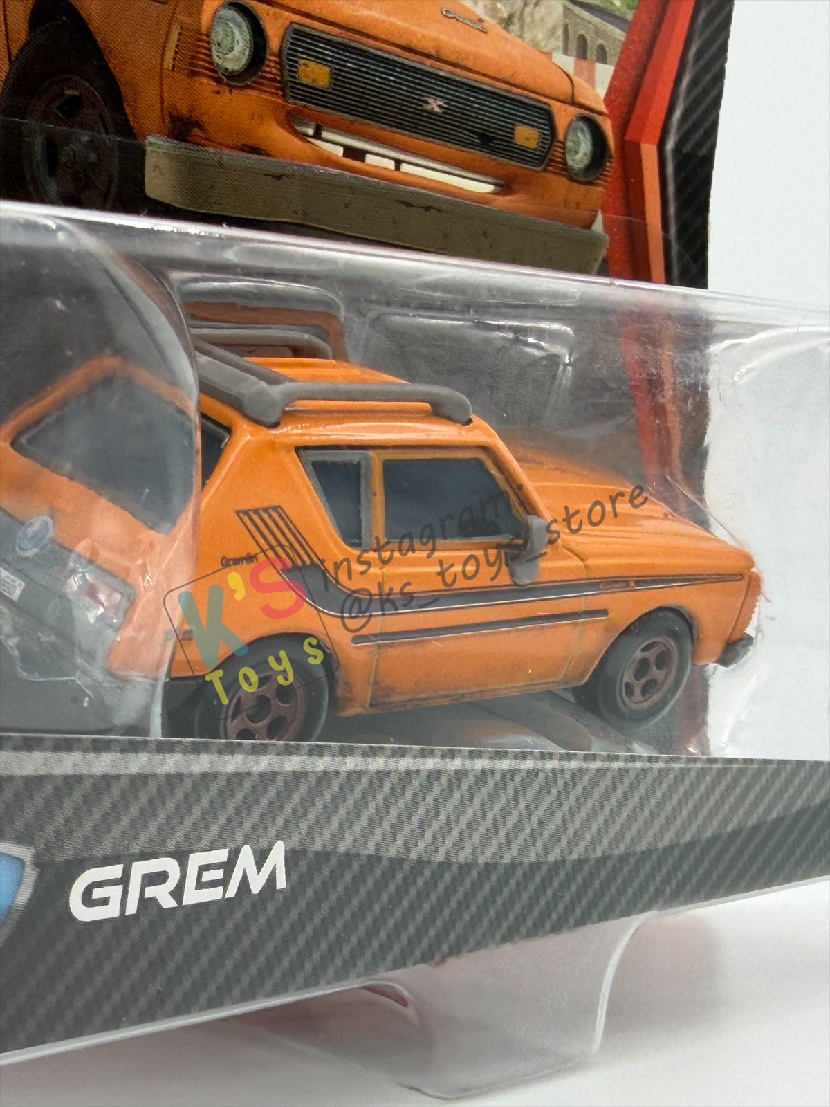 DISNEY PIXAR CARS 1:55 BY MATTEL, "GREM" CARS 2 - BNIP
