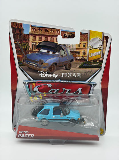DISNEY PIXAR CARS BY MATTEL 1:55, PETEY PACER - LEMONS SERIES - BNIP