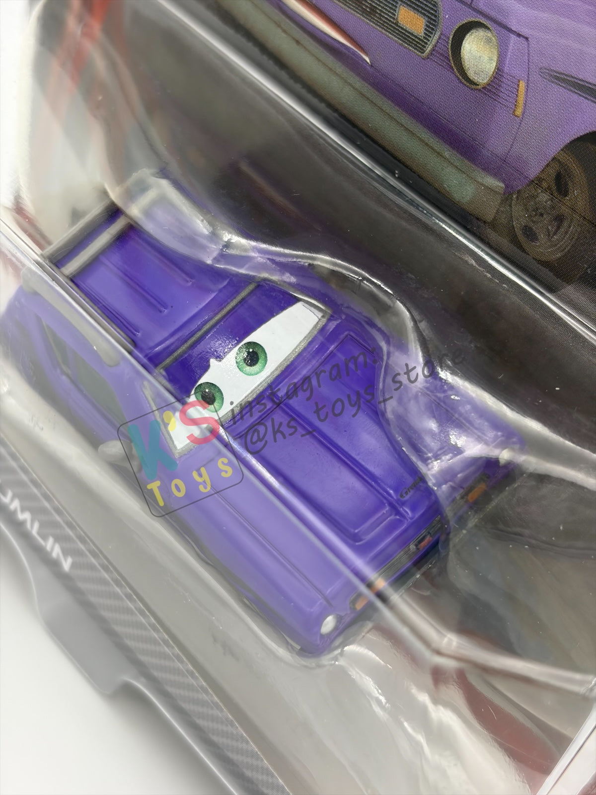 DISNEY PIXAR CARS BY MATTEL, DON CRUMLIN (GREEN EYES) - CARS 2 SERIES - BNIP