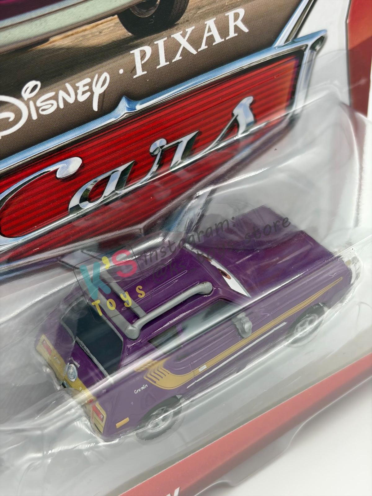 DISNEY PIXAR CARS BY MATTEL 1:55 - J. CURBY GREMLIN - LEMONS SERIES - BNIP