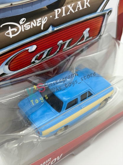 DISNEY PIXAR CARS 1:55 BY MATTEL, "VLADIMIR TRUNKOV" - CARS 2 SERIES - BNIP