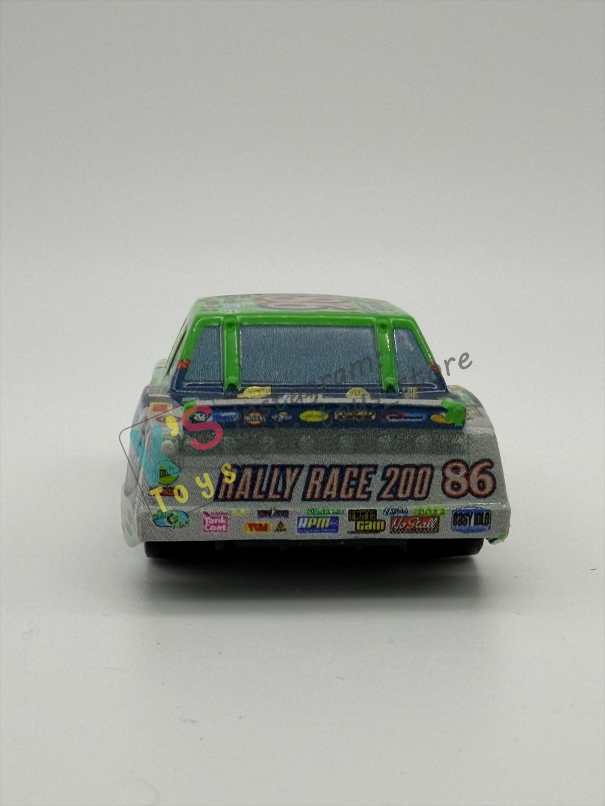 PRE-OWNED / LOOSE DISNEY PIXAR CARS BY MATTEL - "RALLY RACE 200 CHICK HICKS" RACE & RESCUE SERIES - GOOD CONDITION