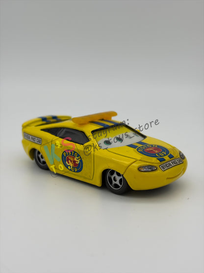 PRE-OWNED / LOOSE DISNEY PIXAR CARS BY MATTEL - "CHARLIE CHECKER (LENTICULAR)" LENTICULAR SERIES - GOOD CONDITION