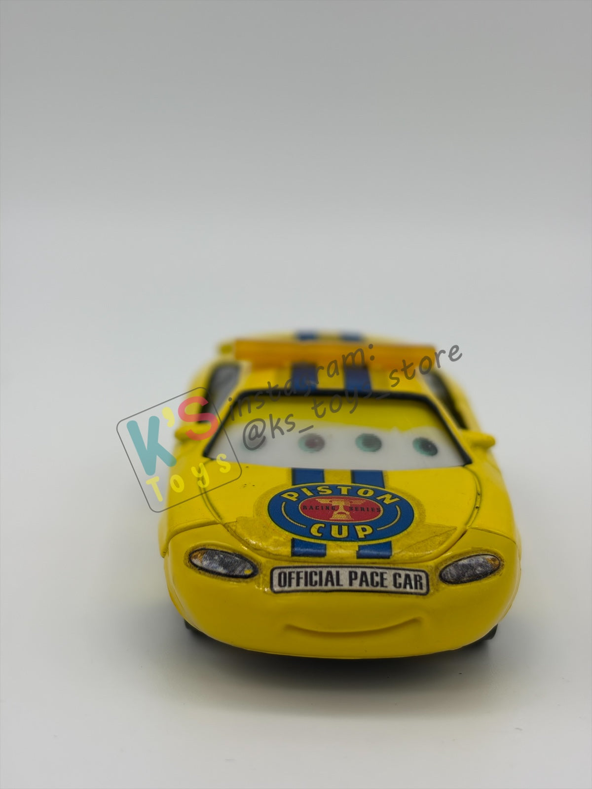 PRE-OWNED / LOOSE DISNEY PIXAR CARS BY MATTEL - "CHARLIE CHECKER (LENTICULAR)" LENTICULAR SERIES - GOOD CONDITION
