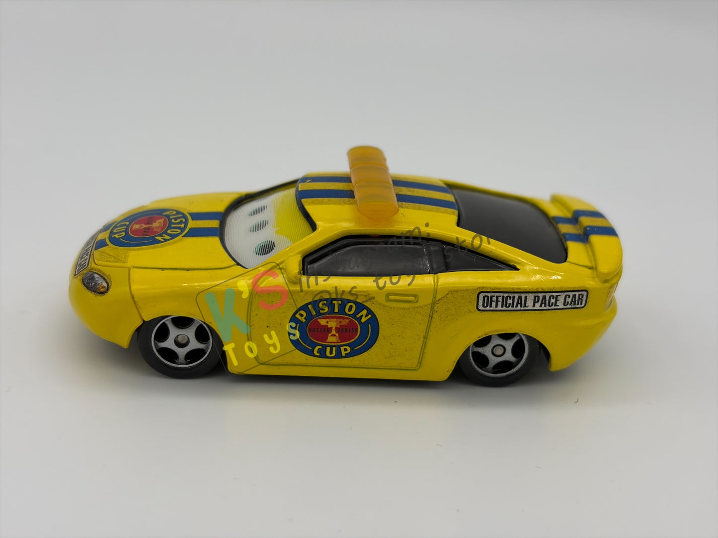PRE-OWNED / LOOSE DISNEY PIXAR CARS BY MATTEL - "CHARLIE CHECKER (LENTICULAR)" LENTICULAR SERIES - GOOD CONDITION