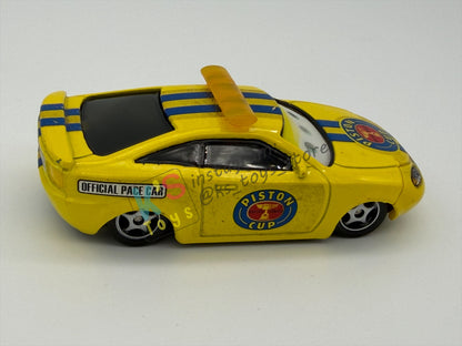PRE-OWNED / LOOSE DISNEY PIXAR CARS BY MATTEL - "CHARLIE CHECKER (LENTICULAR)" LENTICULAR SERIES - GOOD CONDITION
