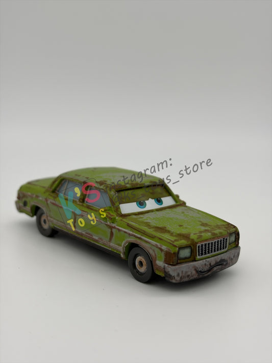 PRE-OWNED / LOOSE DISNEY PIXAR CARS BY MATTEL - "JONATHAN WRENCHWORTHS" RUST-EZE SERIES - NEAR MINT CONDITION