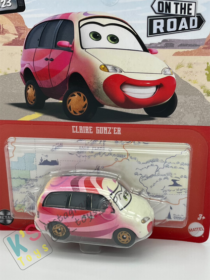 DISNEY PIXAR CARS BY MATTEL, CLAIRE GUNZ'ER - 2023 NEW RELEASE - BNIP