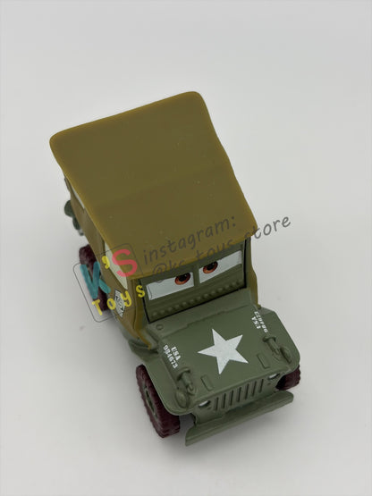 PRE-OWNED / LOOSE DISNEY PIXAR CARS - "SARGE" CARS SERIES - NEAR MINT CONDITION