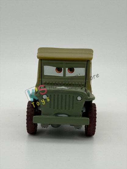 PRE-OWNED / LOOSE DISNEY PIXAR CARS - "SARGE" CARS SERIES - NEAR MINT CONDITION