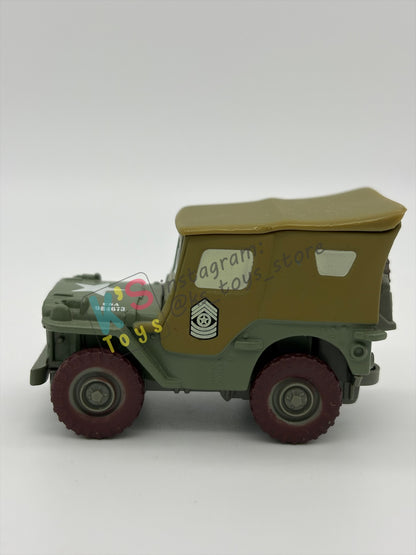 PRE-OWNED / LOOSE DISNEY PIXAR CARS - "SARGE" CARS SERIES - NEAR MINT CONDITION