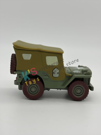 PRE-OWNED / LOOSE DISNEY PIXAR CARS - "SARGE" CARS SERIES - NEAR MINT CONDITION