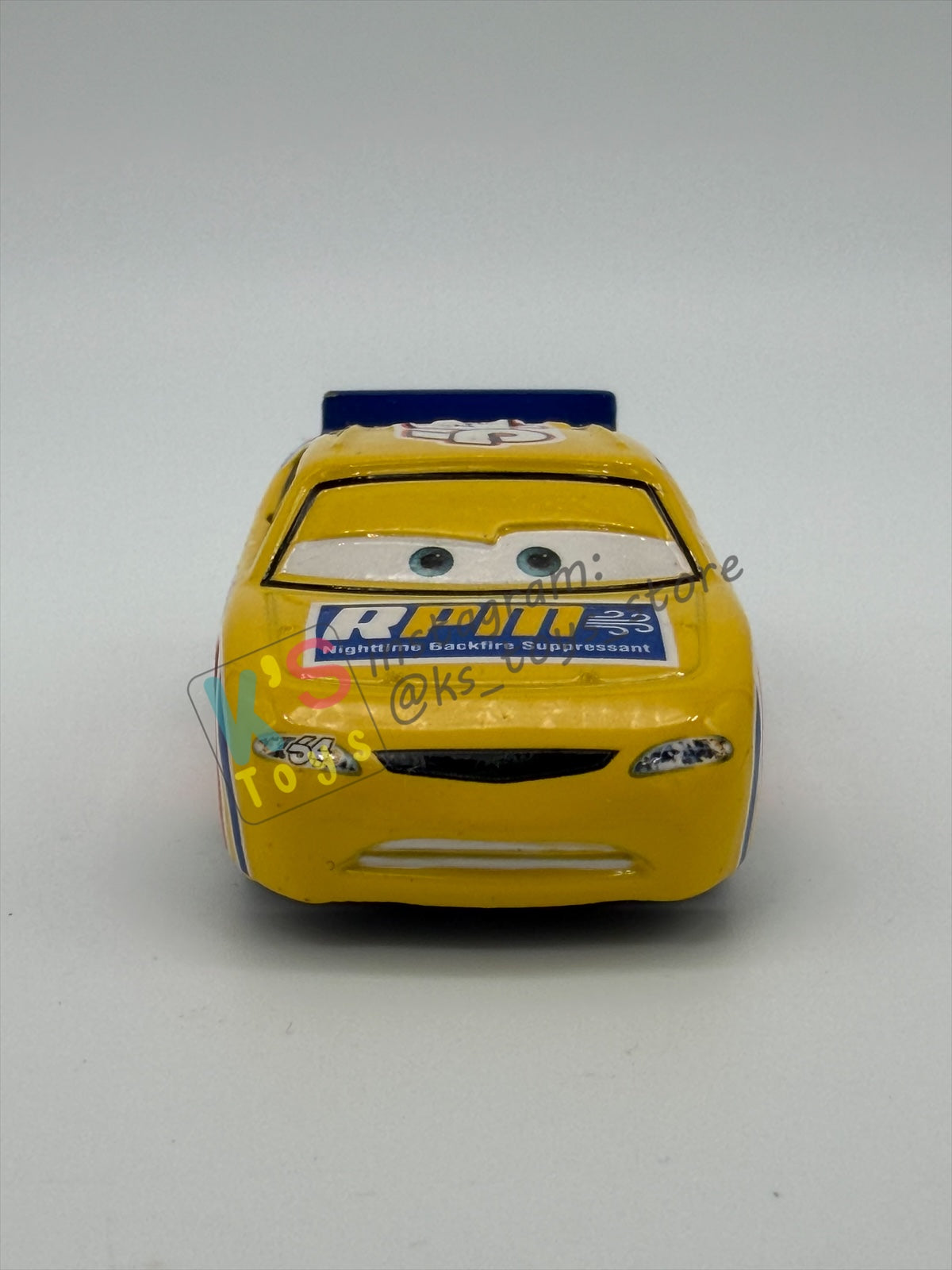 PRE-OWNED / LOOSE DISNEY PIXAR CARS - "Winford Bradford Rutherford - #64 RPM" CARS SERIES - GOOD CONDITION
