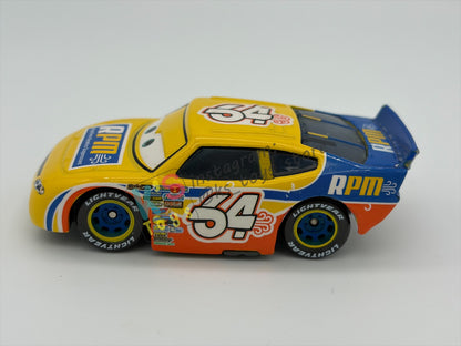 PRE-OWNED / LOOSE DISNEY PIXAR CARS - "Winford Bradford Rutherford - #64 RPM" CARS SERIES - GOOD CONDITION