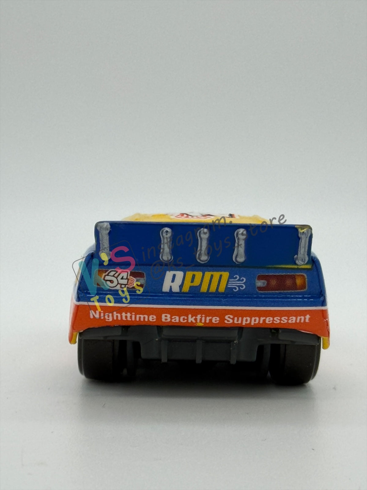 PRE-OWNED / LOOSE DISNEY PIXAR CARS - "Winford Bradford Rutherford - #64 RPM" CARS SERIES - GOOD CONDITION