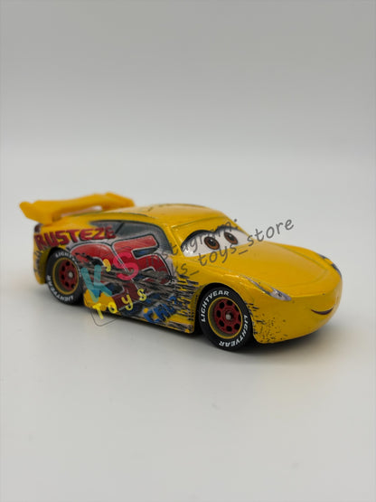 PRE-OWNED / LOOSE DISNEY PIXAR CARS - "TRACK DAMAGE CRUZ RAMIREZ" CARS 3 SERIES - GOOD CONDITION