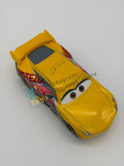 PRE-OWNED / LOOSE DISNEY PIXAR CARS - "TRACK DAMAGE CRUZ RAMIREZ" CARS 3 SERIES - GOOD CONDITION
