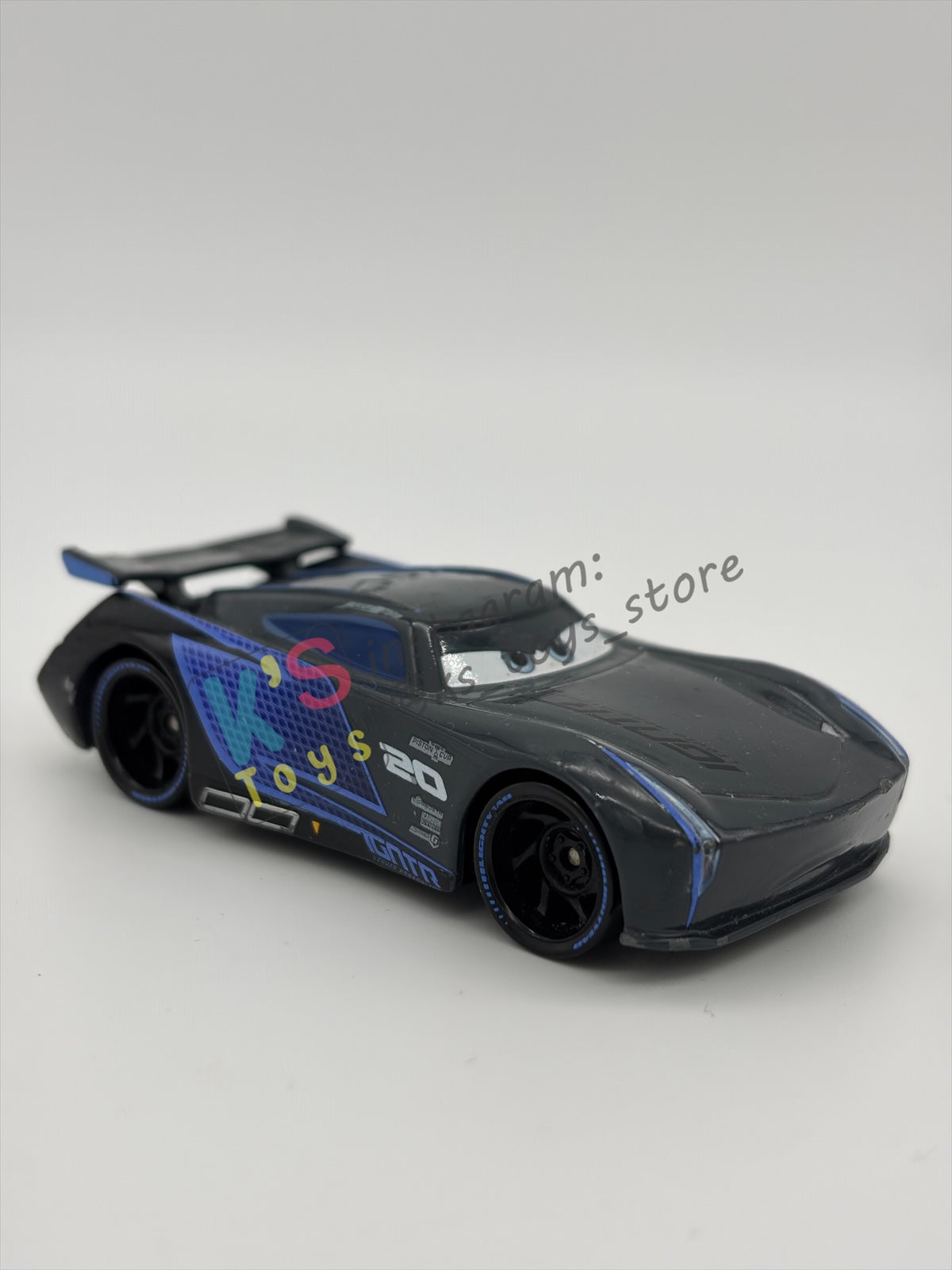 PRE-OWNED / LOOSE DISNEY PIXAR CARS BY MATTEL, "JACKSON STORM" - CARS 3 NEXT GEN SERIES - GOOD CONDITION - READ DESCRIPTION!!!!!!!!!!!