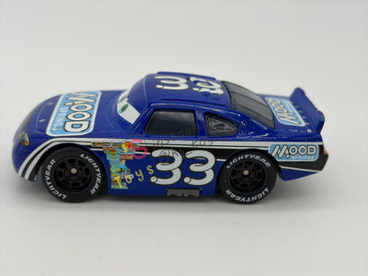 PRE-OWNED / LOOSE DISNEY PIXAR CARS - "CHUCK ARMSTRONG / MOOD SPRINGS RUBBER TIRES" CARS SYNTHETIC RUBBER TIRES SERIES - NEAR MINT CONDITION
