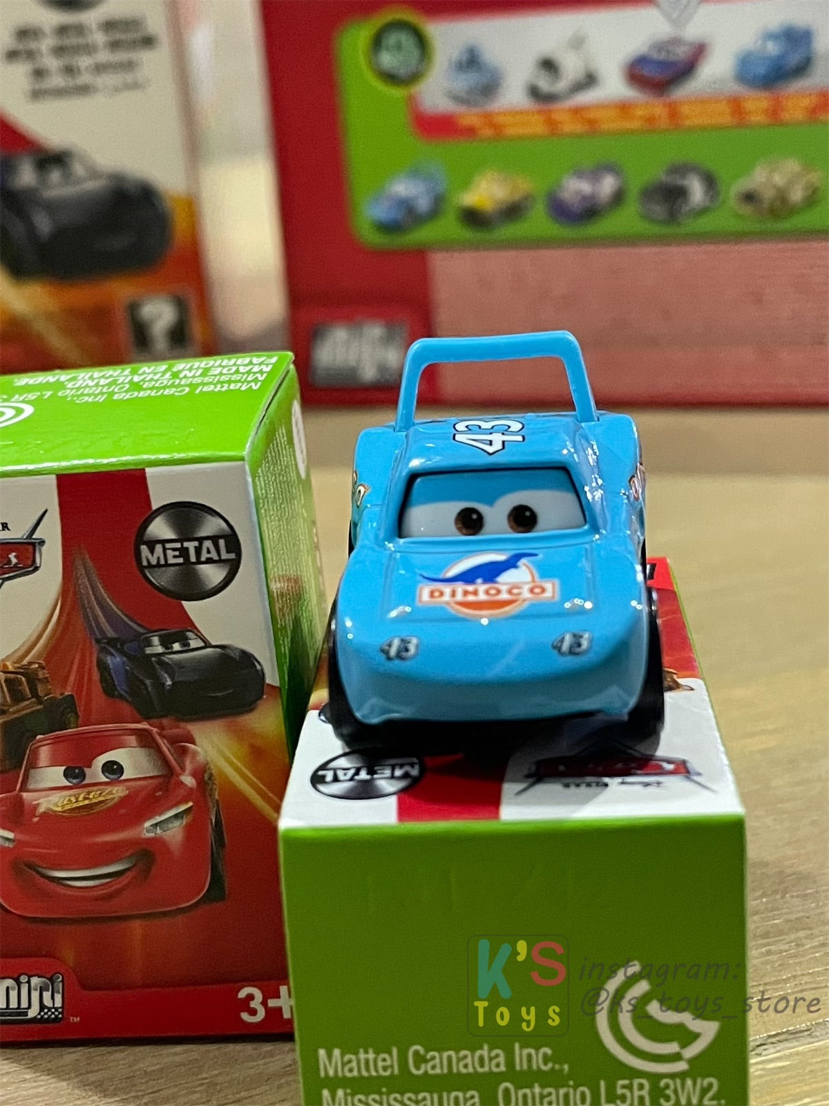 Mini Racers Pixar Disney Cars, 2021 Series 4 #42 THE KING