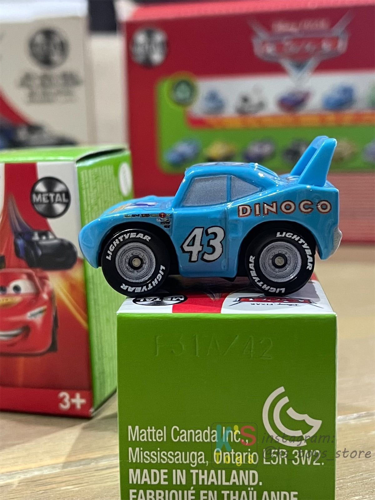 Mini Racers Pixar Disney Cars, 2021 Series 4 #42 THE KING